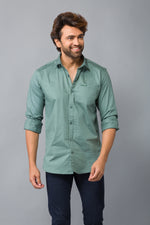 Load image into Gallery viewer, MEN&#39;S PISTA PLAIN FULL SLEEVE SHIRT
