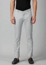 Load image into Gallery viewer, Light Grey Cotton Trouser For Men&#39;s
