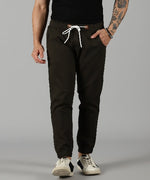 Load image into Gallery viewer, Olive Cotton Stylish Jogger For&#39;s Men
