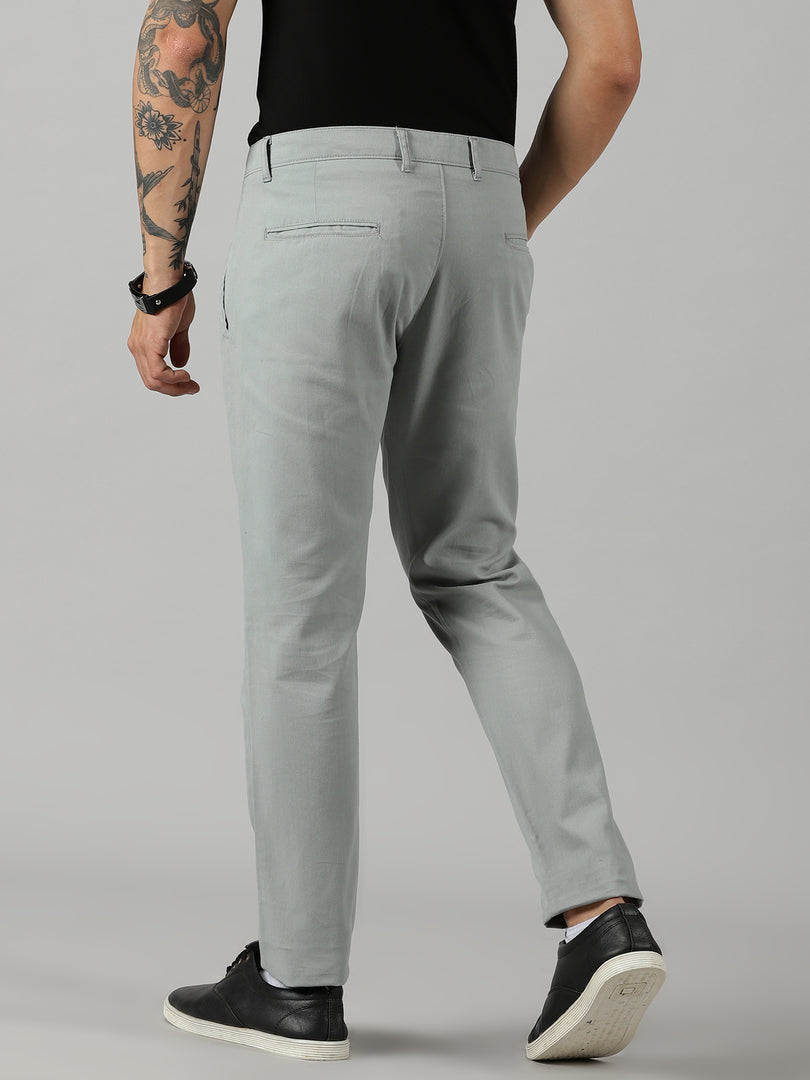 Teal Cotton Trouser For Mens  united18