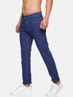 Load image into Gallery viewer, Dark Blue Regular Fit Denim Jeans For Men&#39;s
